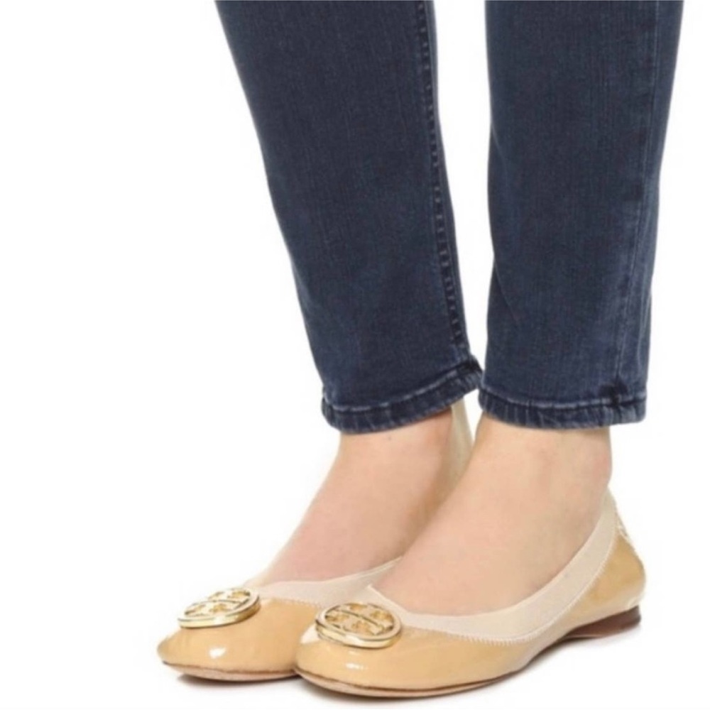 Tory Burch sand ballet flats - Picture 2 of 11